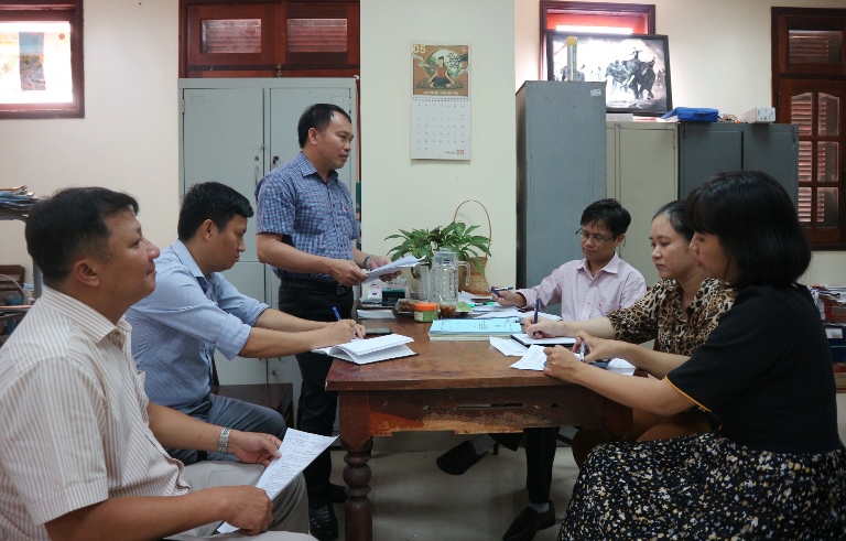 Kiểm tra công tác cải cách hành chính tại Văn phòng UBND tỉnh